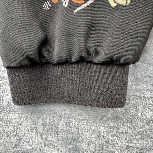 WHO WHAT WEAR Floral Jacket Women’s 3X Black Fall Zipper w/ Pockets Cinch Waist - Picture 9 of 16